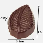 15 Cavity Leaf Shape Polycarbonate Chocolate Mould