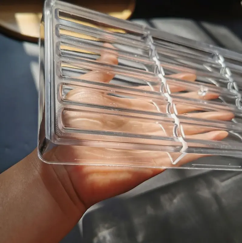 18 Cavities Long Sticks Shape Polycarbonate Chocolate Mould