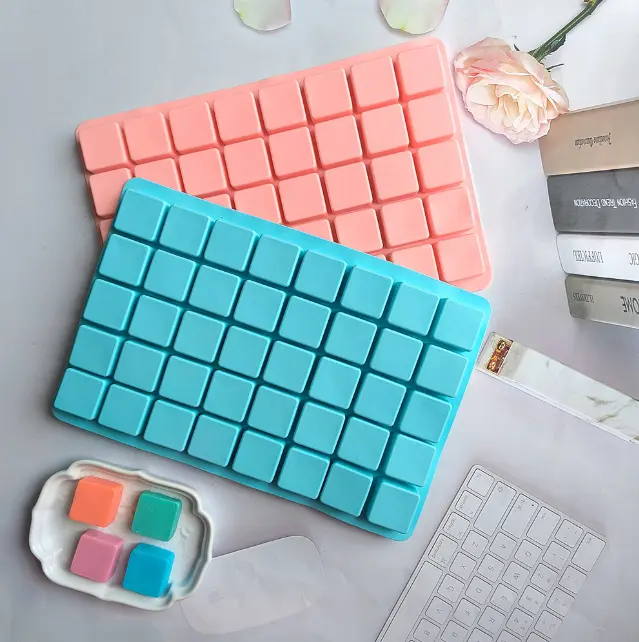 40 Cavity Square shaped grid Silicone Mould