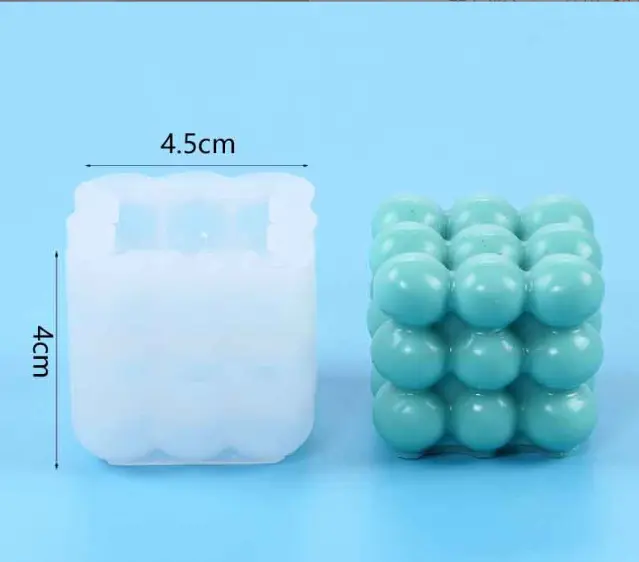 1 PCS 3D Bubble Silicone Candle Mould STYLE 3