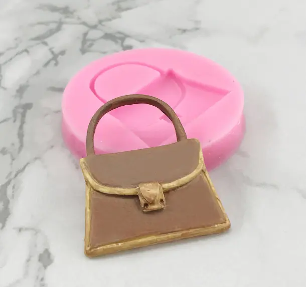 Girls handbag purse Silicone Mould