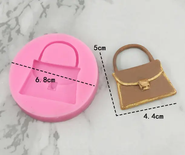 Girls handbag purse Silicone Mould