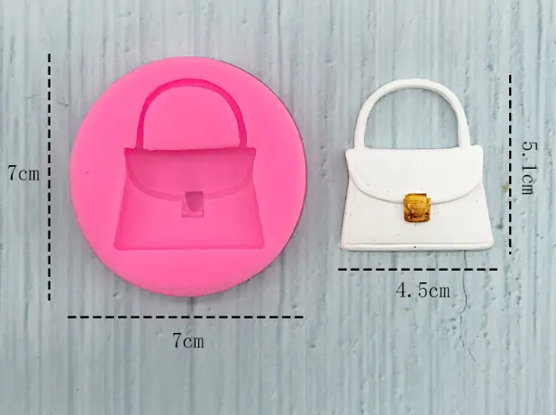 Girls handbag purse Silicone Mould