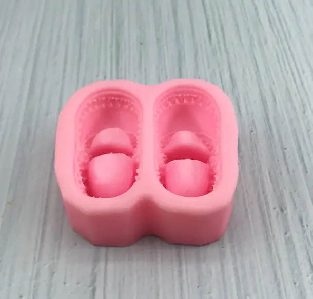 3D Detailed baby Shoes Design DIY Silicone Mould