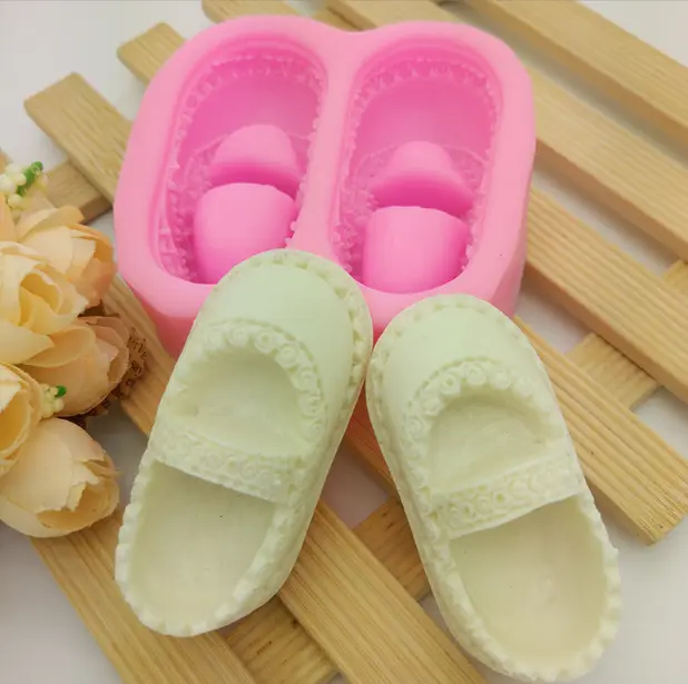 3D Detailed baby Shoes Design DIY Silicone Mould