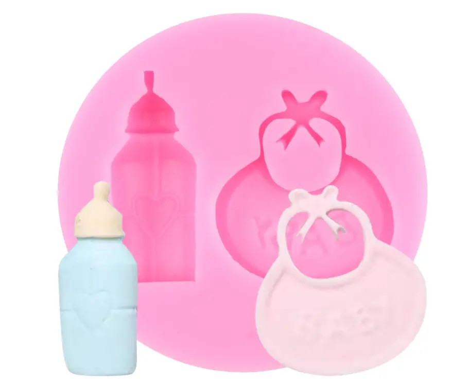 Baby Bottle baby bib Silicone Mould