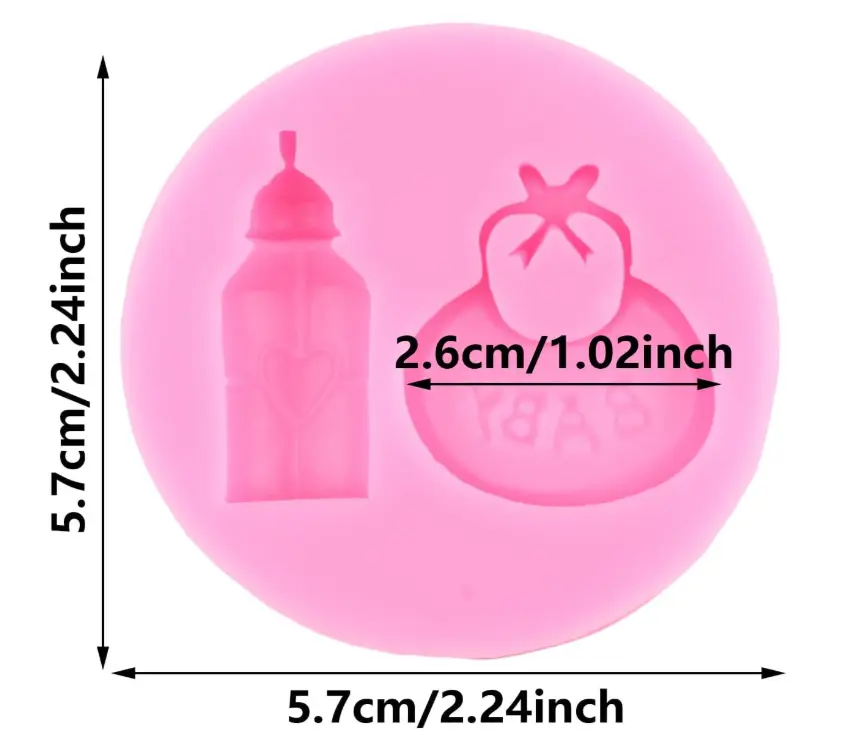 Baby Bottle baby bib Silicone Mould