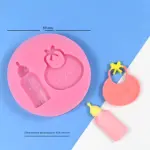 Baby Bottle baby bib Silicone Mould