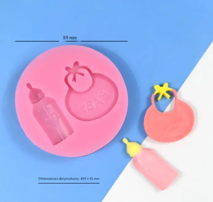 Baby Bottle baby bib Silicone Mould