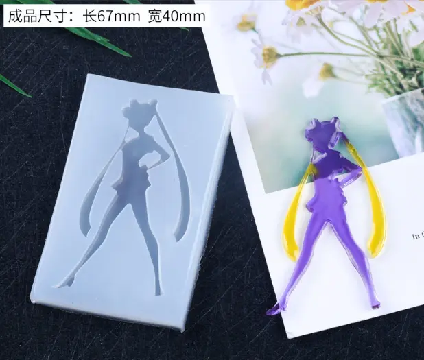 Girl Cartoon Character Silicone mould