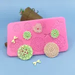 Bow Butterfly Mandal Silicone Lace Mat