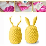 Diamond Mesh texture silicone mould