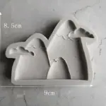 Mountain with clouds Silicone mould