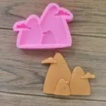 Mountain with clouds Silicone mould