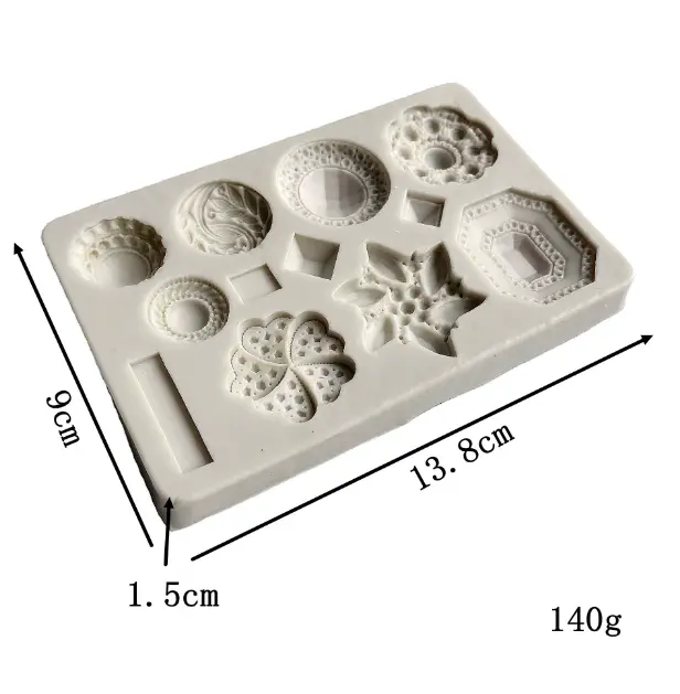 Muti Brooch studs Jewelry theme silicone Mould