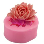 3D Peony flower silicone mould Style 2