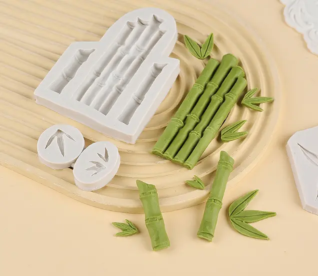 Bamboo Plant tree Silicone mould Style 2