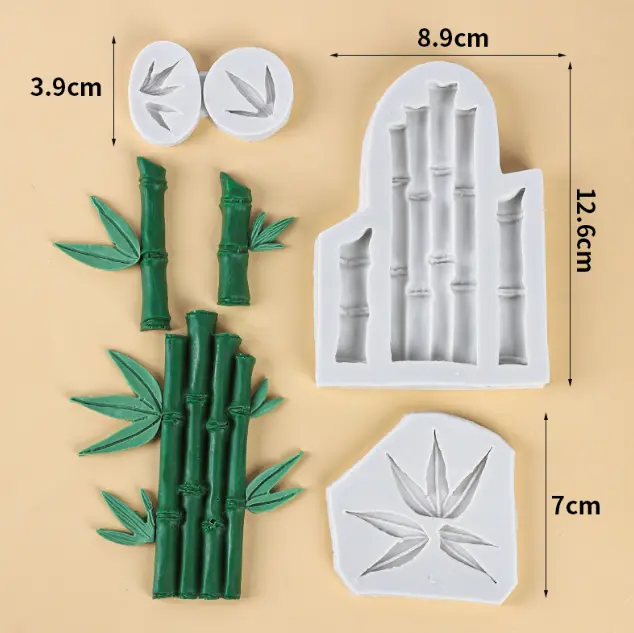 Bamboo Plant tree Silicone mould Style 2