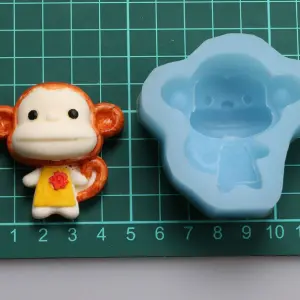 Cute Monkey animal silicone mould Style 2