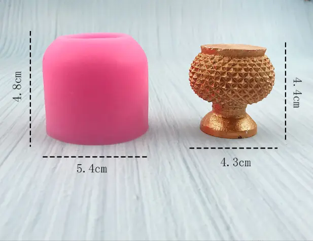 3D Flower pot Vase Silicone Mould