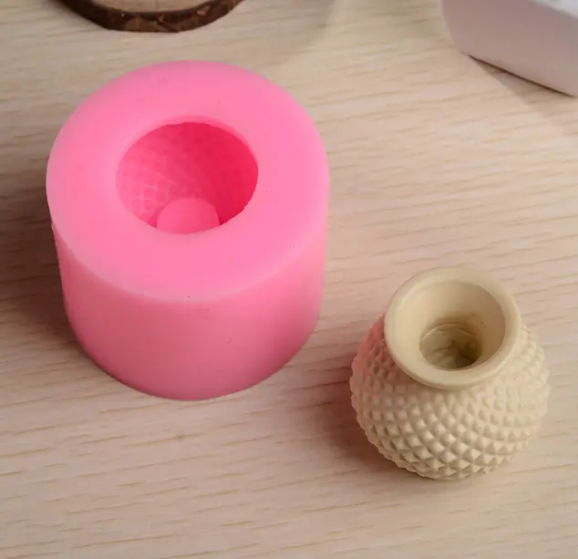 3D Flower pot Vase Silicone Mould