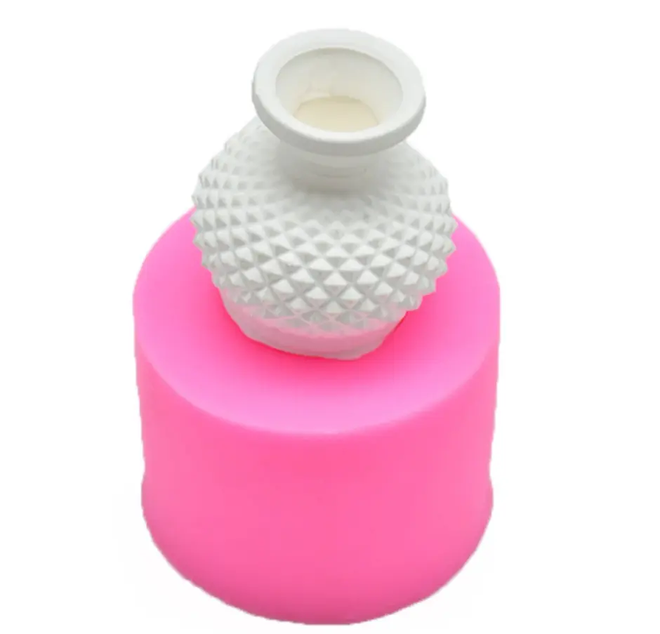 3D Flower pot Vase Silicone Mould
