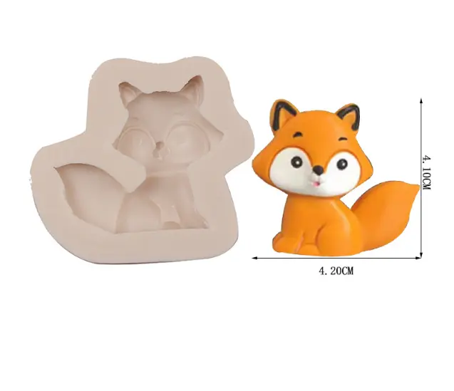 Fox animal silicone mould