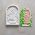 Large detailed Floral Door theme silicone mould