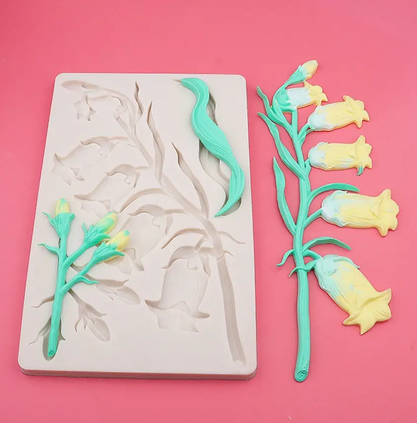 Lily of valley Floral flower silicone mould