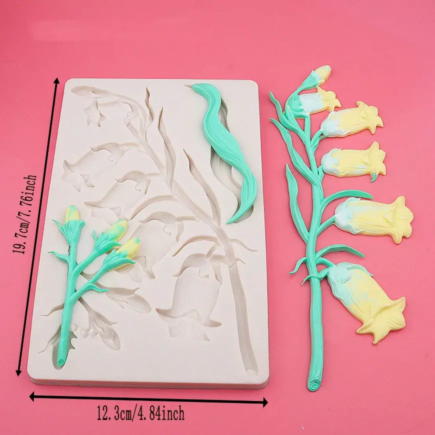 Lily of valley Floral flower silicone mould