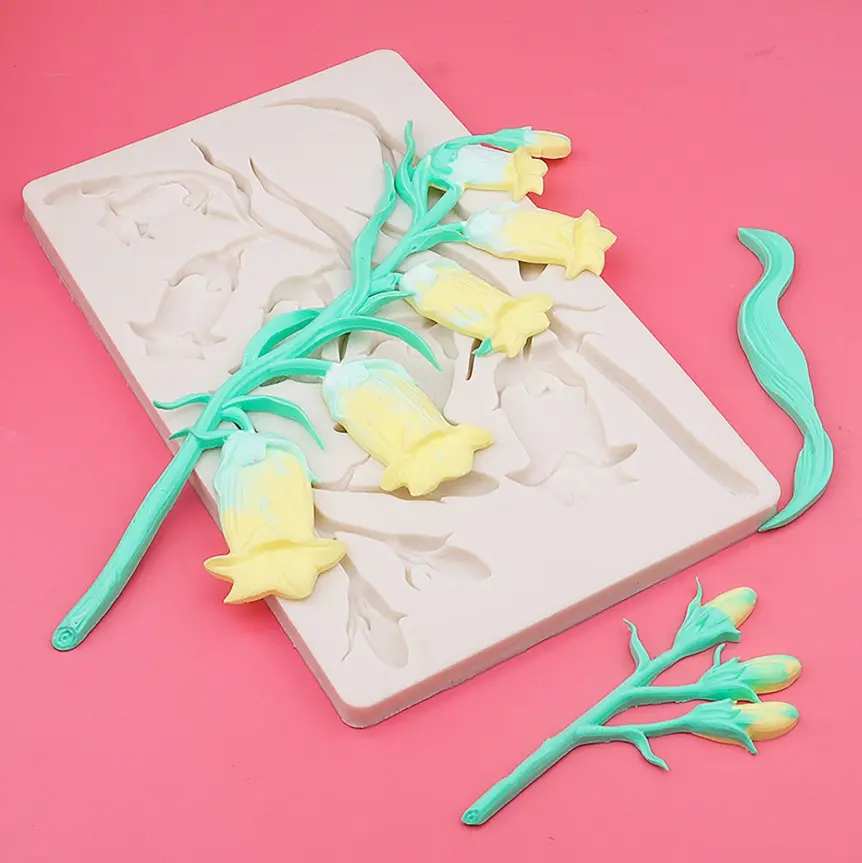 Lily of valley Floral flower silicone mould