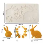 Bunny Rabbit Easter theme Silicone Mould