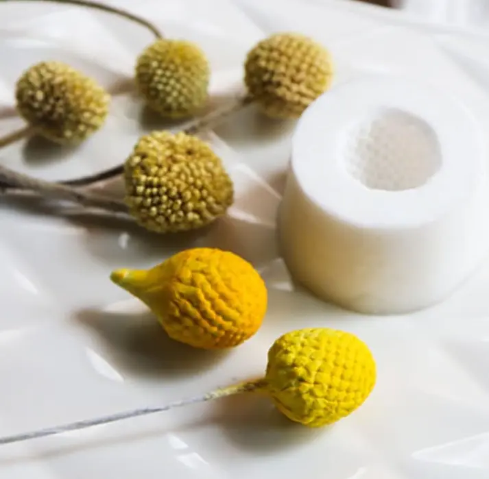 Golden Drumstick Petal Texture Mould