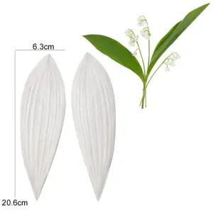 Large Lilies of the Valley leaf veiner mould