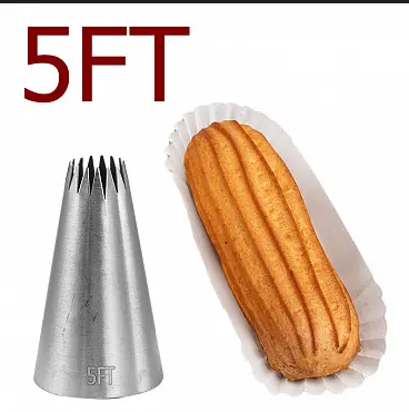 Large Pastry Piping Tip No. - 5FT