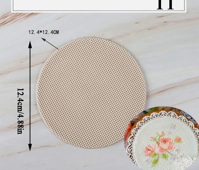 Cross Stitch texture mat silicone Mould