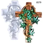 Large Detailed Christian Cross Silicone Mould