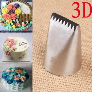 Weave basket Icing Nozzle â€“ No. 3D