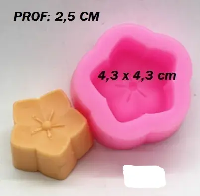 3D Deep Flower silicone Mould