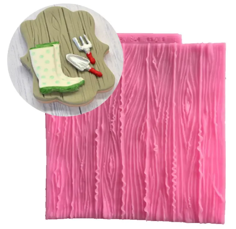 Wood Texture Pattern silicone Mould style 2