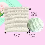 Fabric Woven texture mat silicone Mould style 7