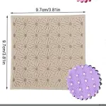 Detailed Flower Texture mat silicone Mould style 4