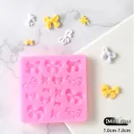 Detailed Mini Bow silicone mould Style 6