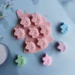 7 Cavity 3D Unicorn face silicone mould