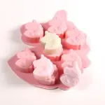 7 Cavity 3D Unicorn face silicone mould