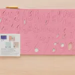 Lower Case Alphabet Letters Number Numeral Cake Stamp Embosser Stencil