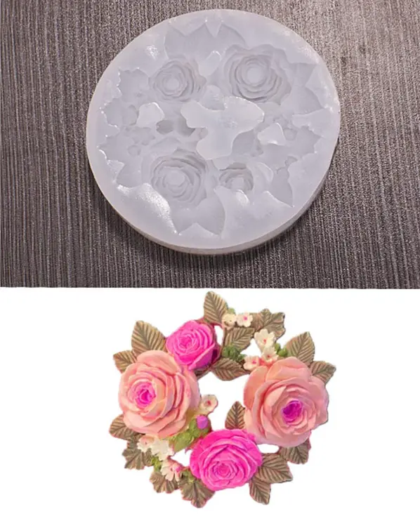 Flower Garland Bouquet Flower Silicone Mould