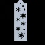 Snowflake theme Decoration icing Stencils