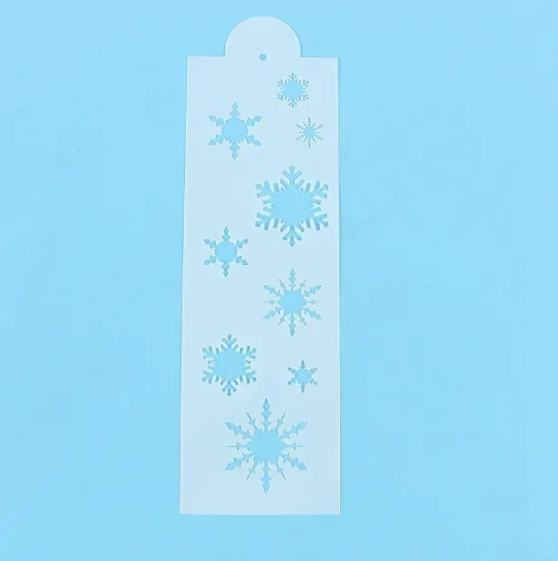 Snowflake theme Decoration icing Stencils