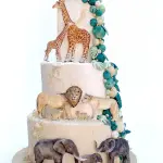Lion and lioness Jungle animal silicone mould